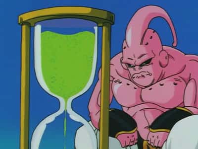 Majin buu waiting meme template