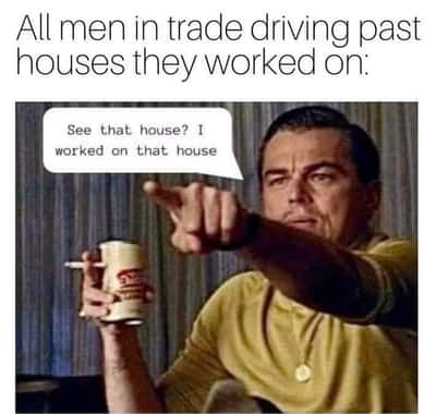 Leonardo dicaprio pointing meme showing off his work to others