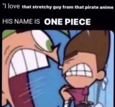 Cosmo yelling at timmy meme wrong one piece name joke