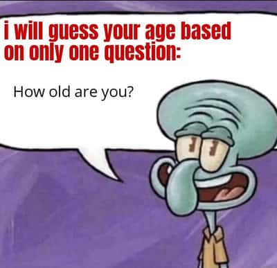 Squid meme guesses your age lazily