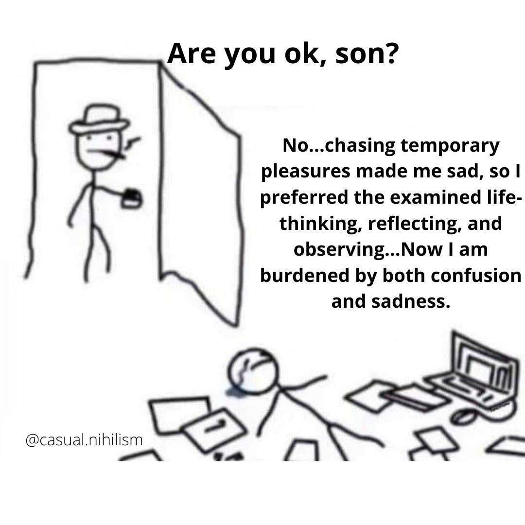 Are ya winning son meme burdened by confusion and sadness