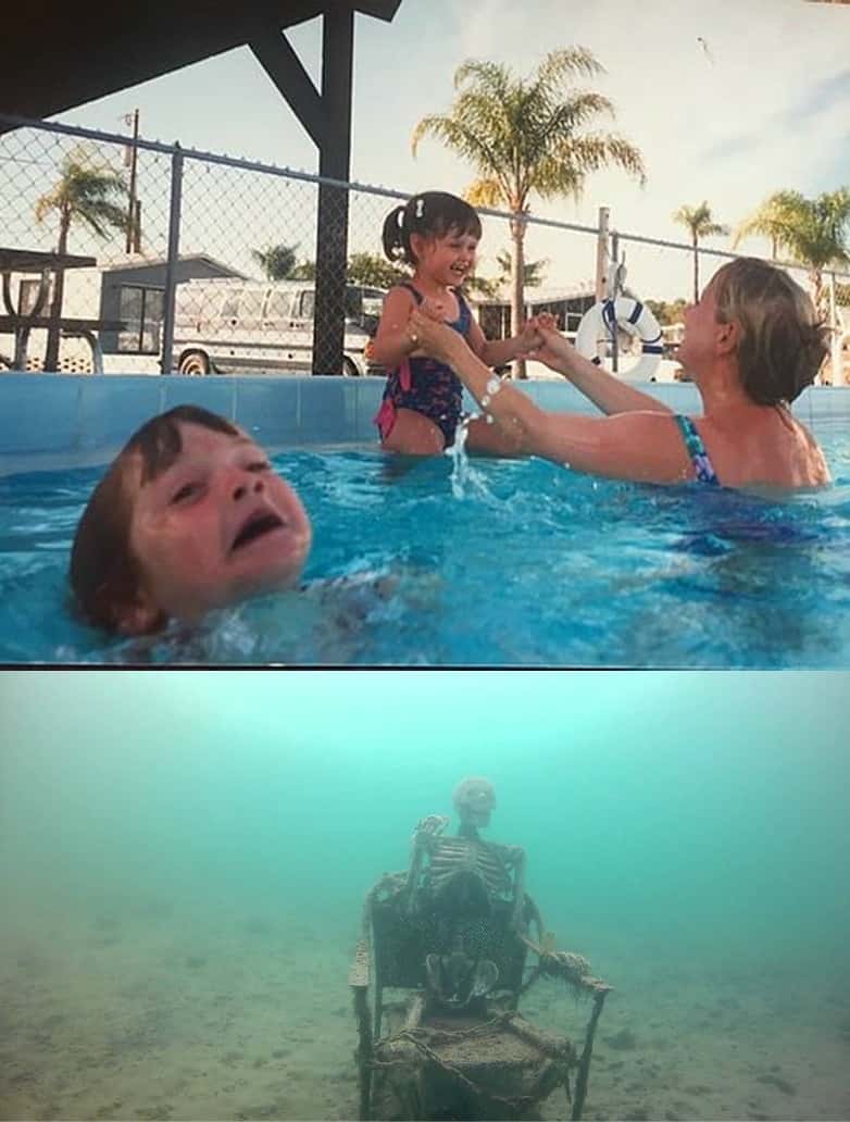 18 Mother Ignoring Kid Drowning In A Pool Memes