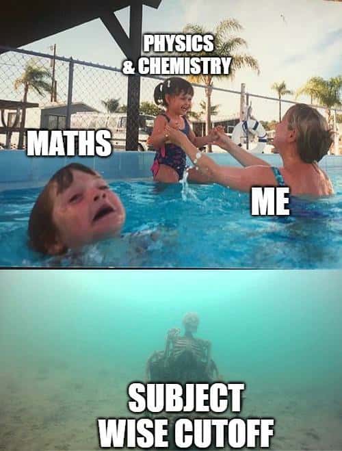 Drowning kid meme left to drown for subject cutoff