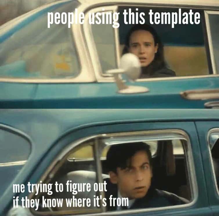 The Umbrella Academy Car Meme: me trying to figure out if they know where it's from