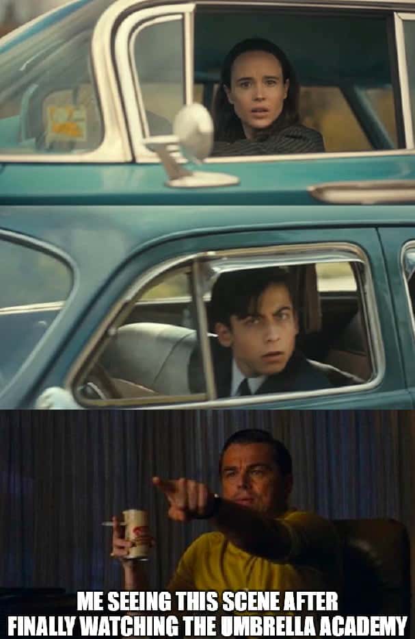 The Umbrella Academy Car: The Umbrella Academy Vince Vaughn Meme Reaction
