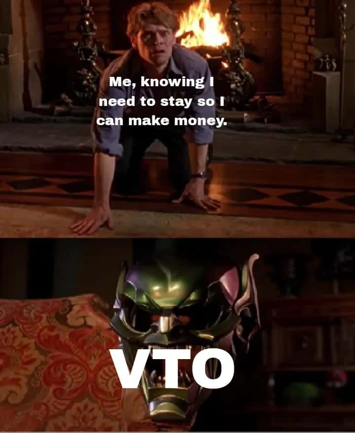 Green Goblin Mask meme tempting to take vto over making money Green Goblin Mask meme tempting to take vto over making money