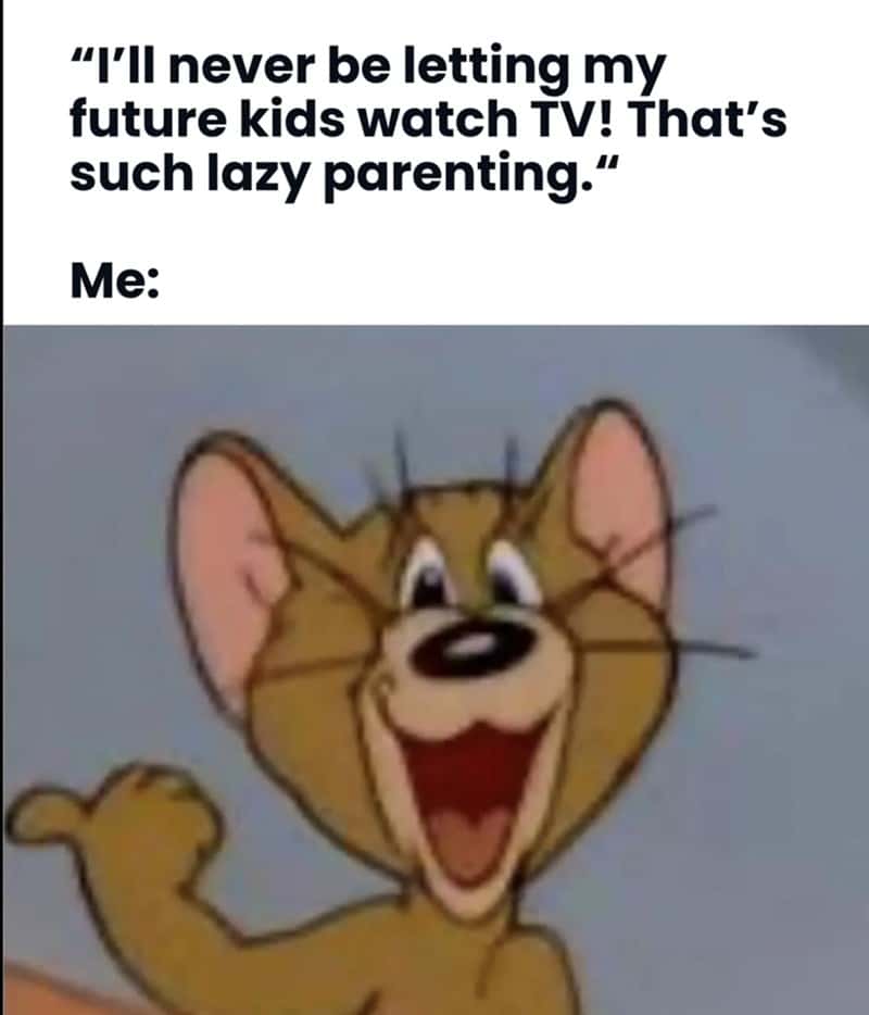 Jerry pointing meme lets kids watch tv Jerry pointing meme lets kids watch tv