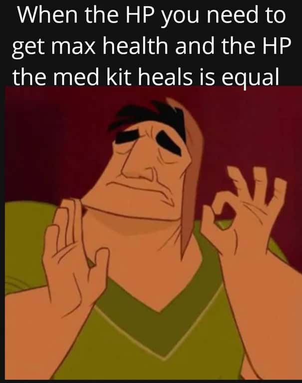 Pacha perfect meme med kit heals max hp