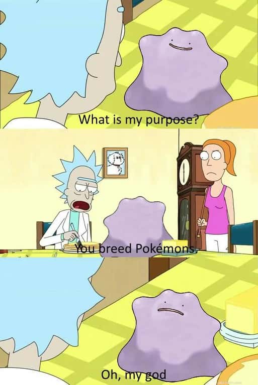 What is my purpose meme breed Pokémons existential dread