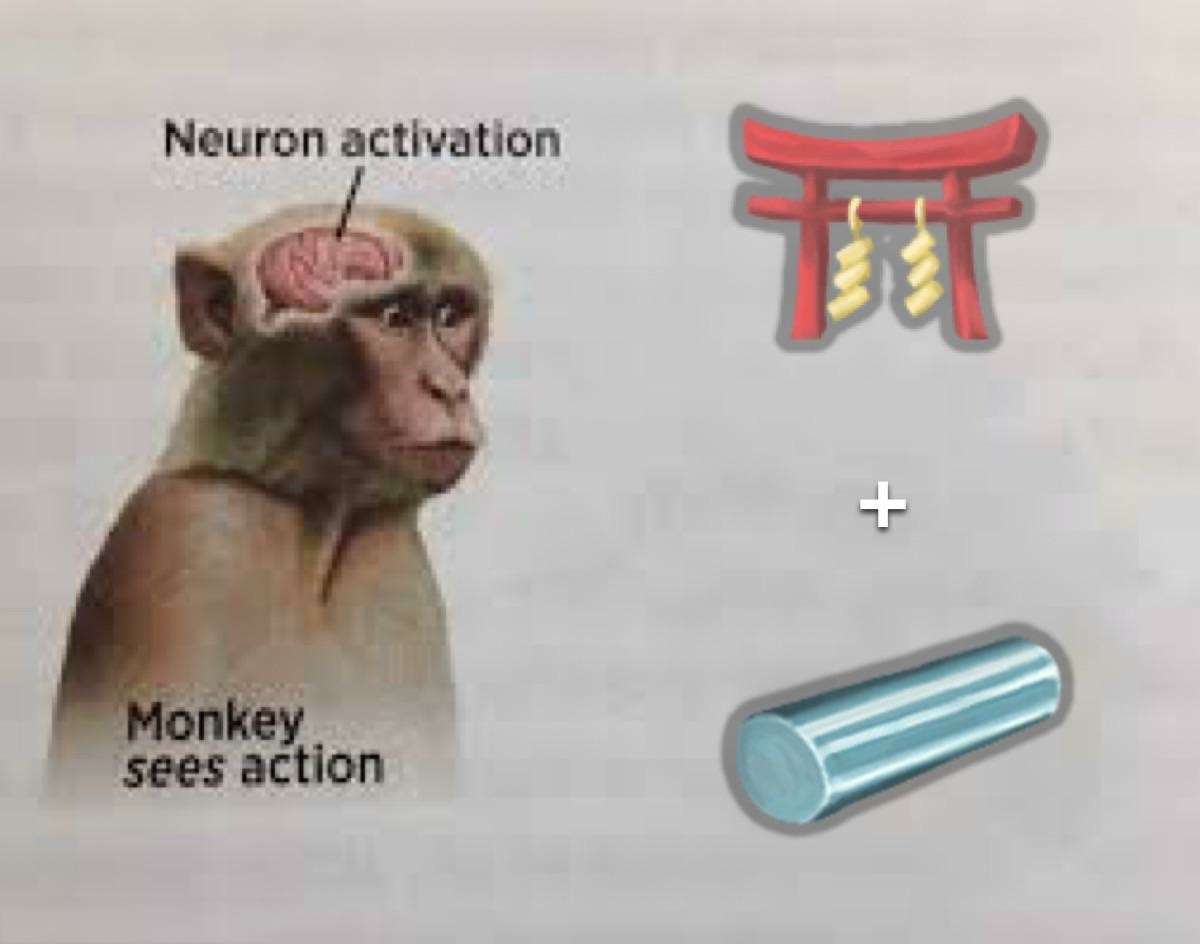 Neuron activation meme staring at slay the spire torii and cables