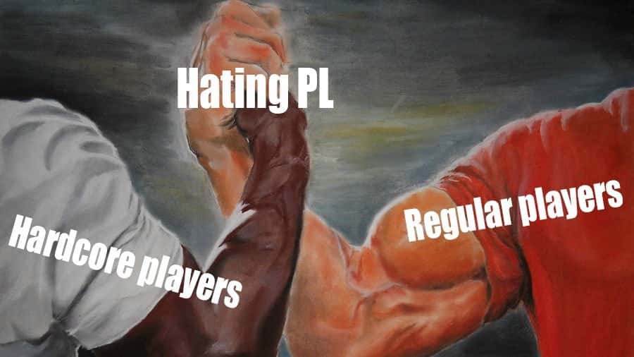 Epic handshake meme gamers hate PL