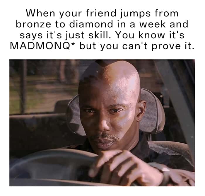 Doakes sus meme knowing friend cheats with madmonq hacks