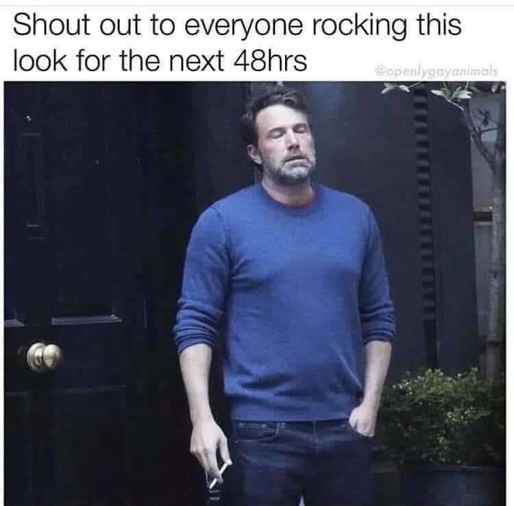 Ben affleck smoking meme tired look for next 48hrs Ben affleck smoking meme tired look for next 48hrs