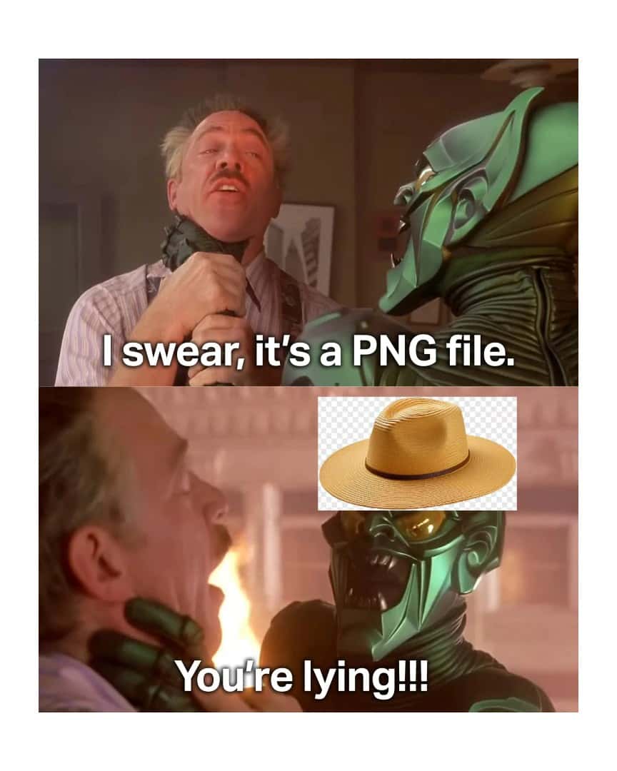 I swear, it's a PNG file. You're lying!!!