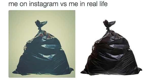 me on instagram vs me in real life