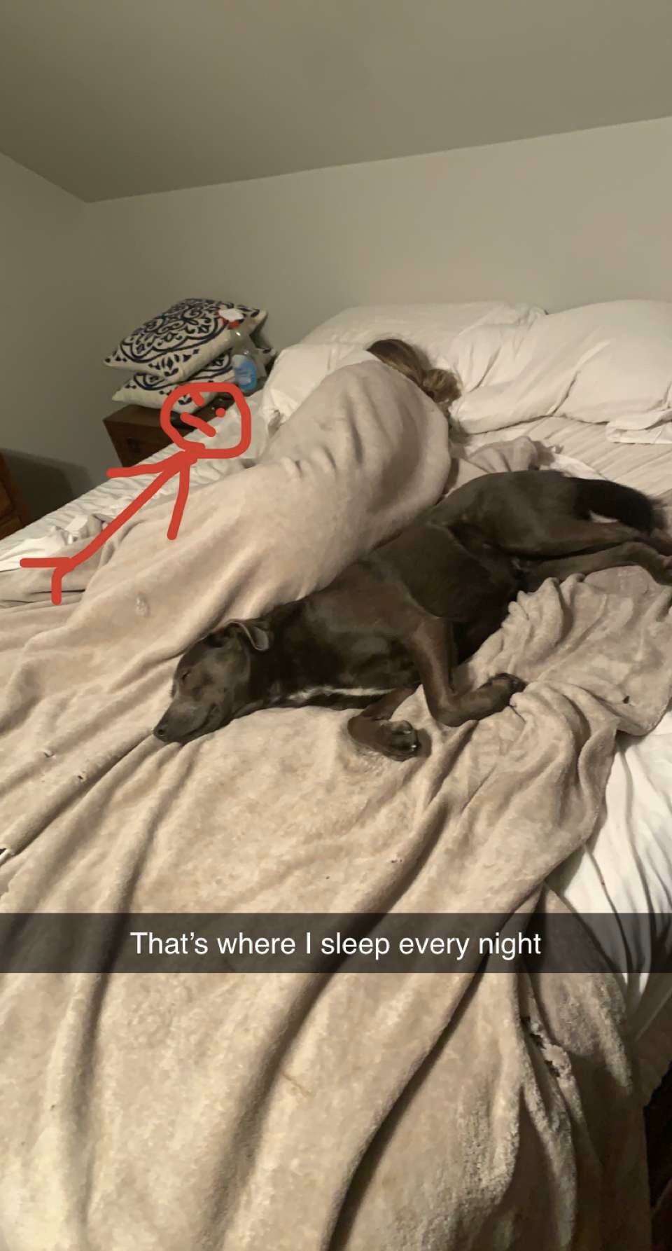 That's where I sleep every night