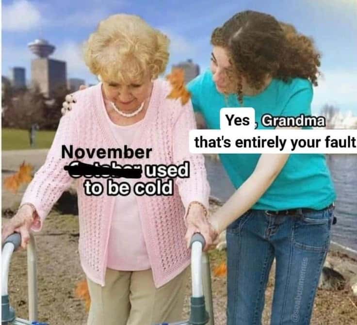 Sure grandma meme blames all on you