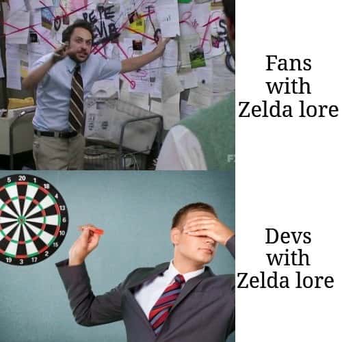 Pepe silvia meme fans overanalyze zelda lore