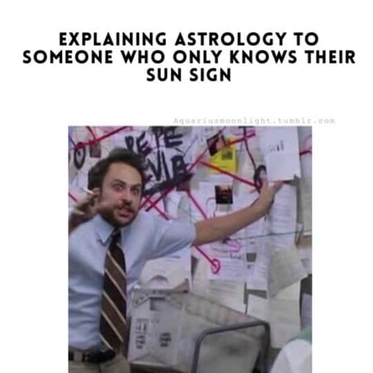 Pepe silvia meme explaining astrology to sun sign only people