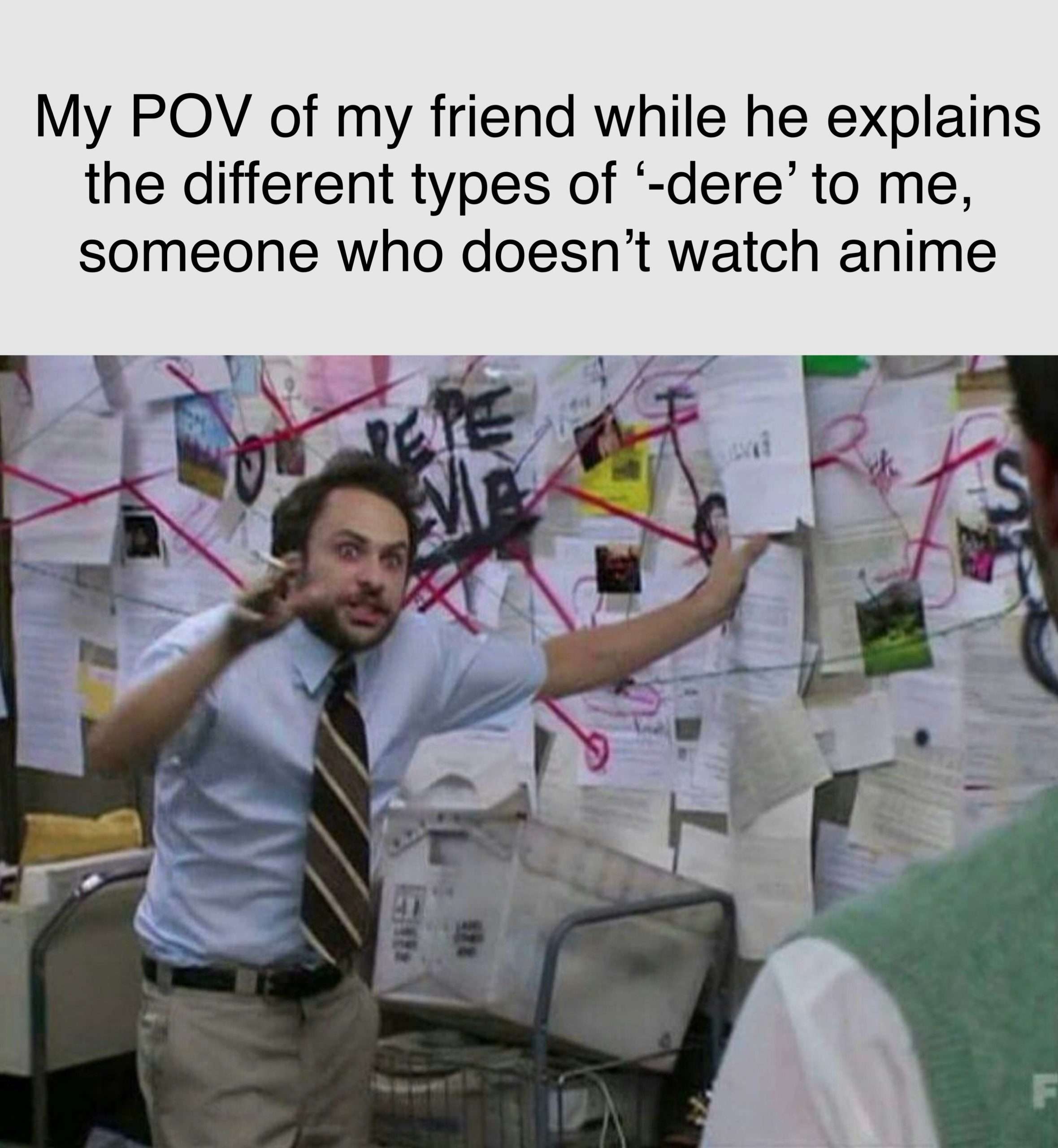 Pepe Silvia meme explains dere types to non anime fan