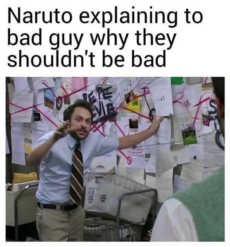 Pepe silvia meme naruto explaining to bad guy