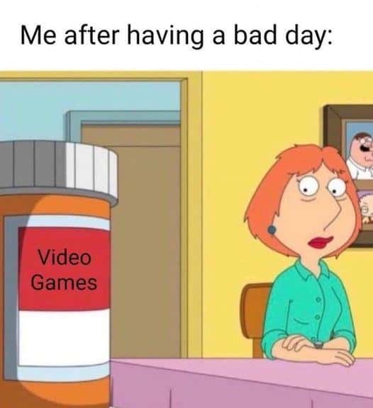 Lois griffin pills meme coping with bad day by gaming