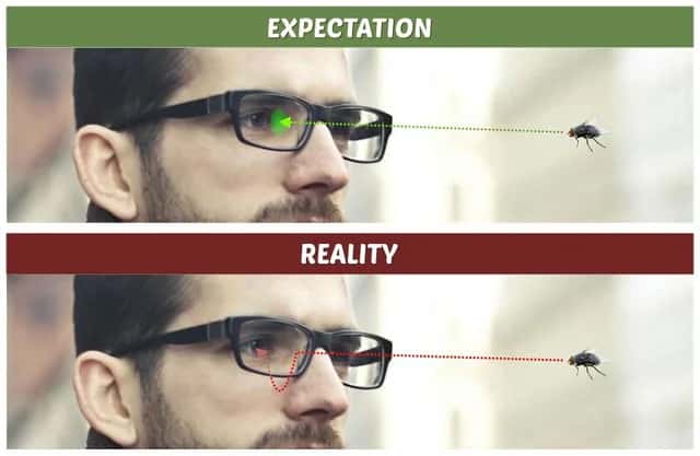 Glasses Wearer Expectation Vs Reality Meme