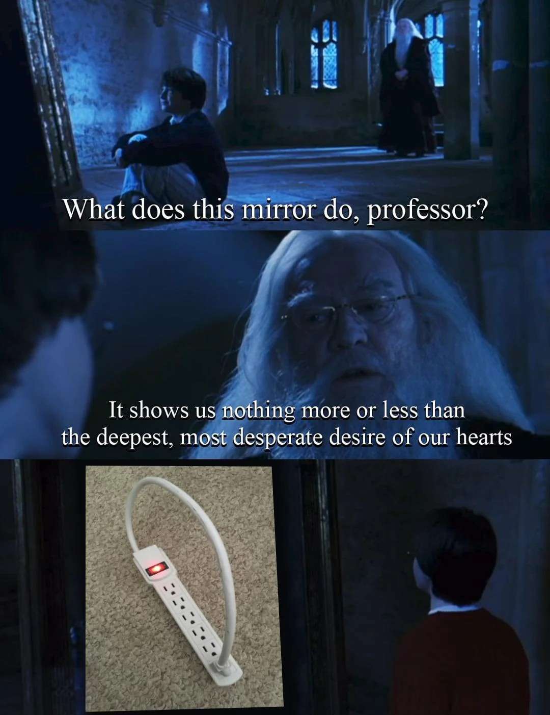 Harry Potter Meme: What The Mirror Shows Power Strip