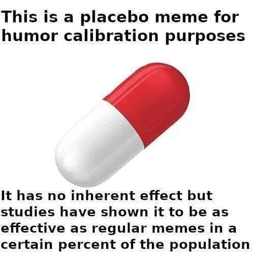 Placebo Meme: this is a placebo meme for humor calibration purposes