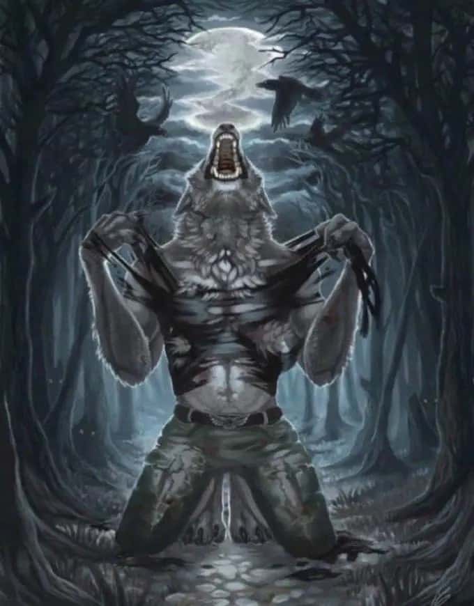Wolf ripping shirt meme template