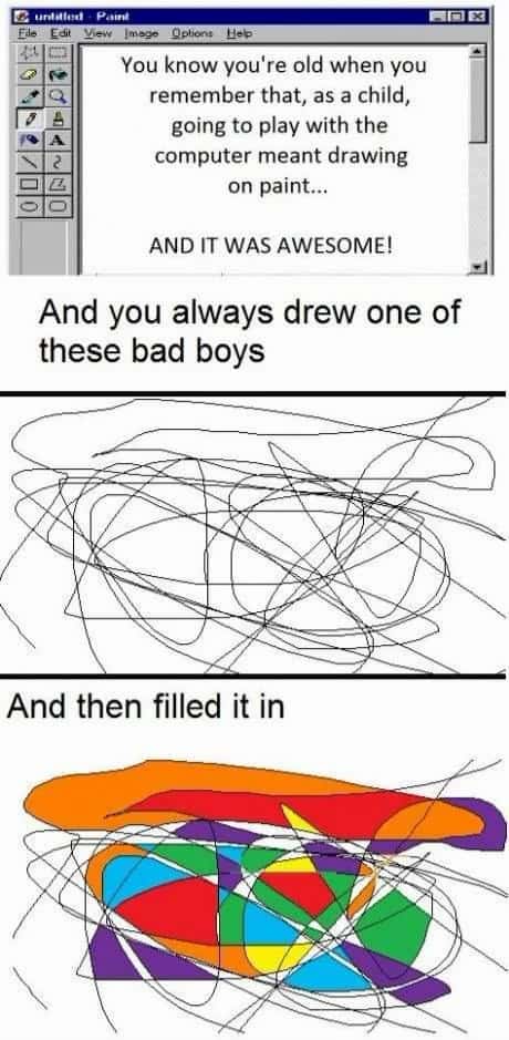 Old Memories: Paint Drawing & Filling Chaos