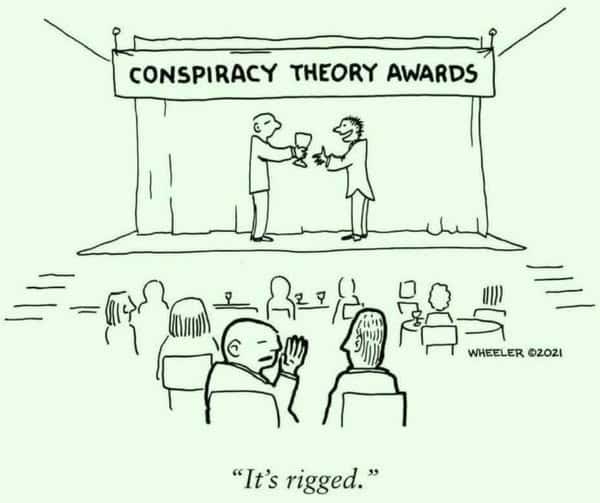 Funny Conspiracy Theory Meme About Awards Being Rigged