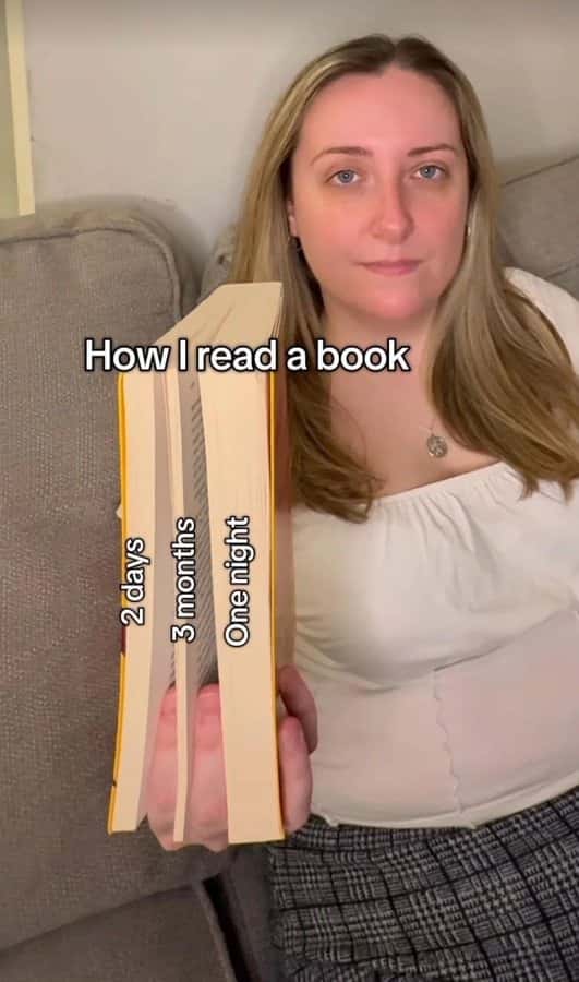 Meme Depicting How People Read Books With Different Timelines