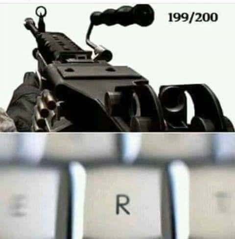 Machine Gun R Key Meme: Gamer Reload Habit