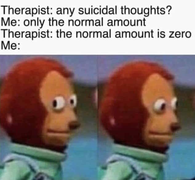 Monkey Puppet meme awkwardly avoids therapist question Monkey Puppet meme awkwardly avoids therapist question