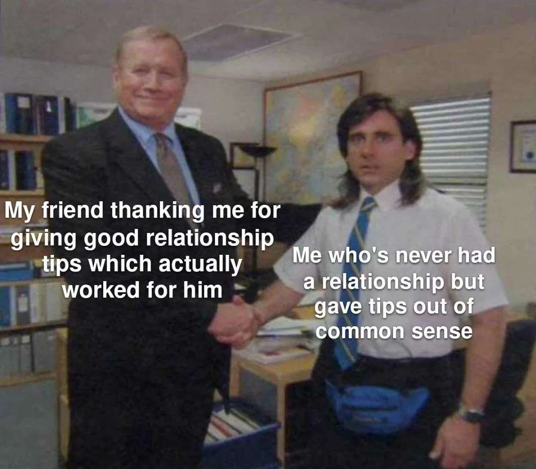 The Office Meme About Giving Relationship Tips When You're Single