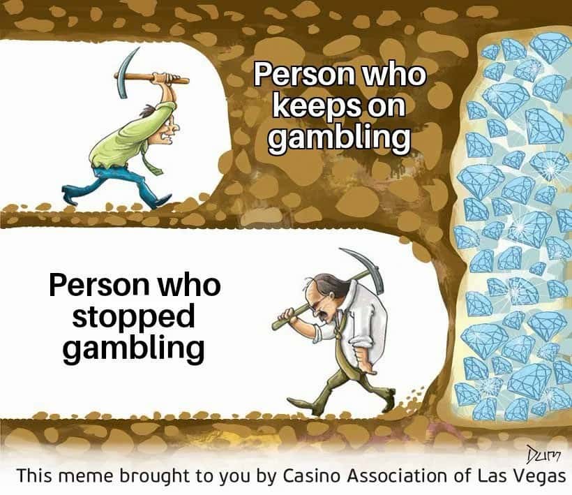 Hilarious Gambling Regret Meme