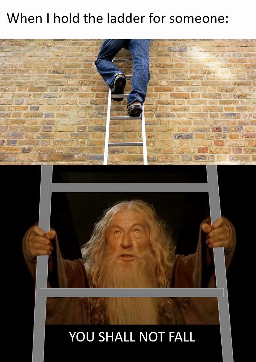 Gandalf You Shall Not Fall Meme