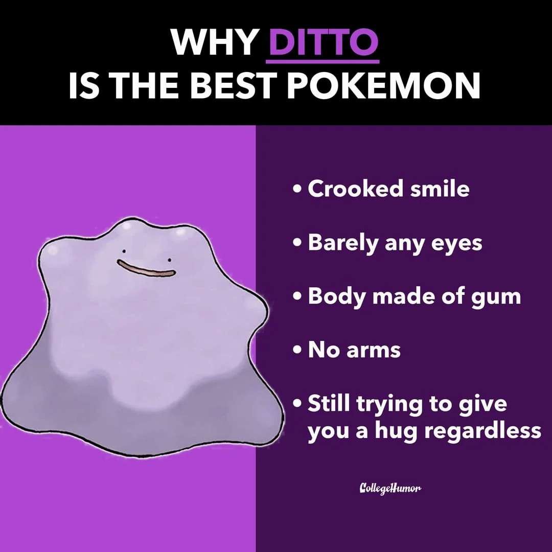 Why Ditto is the best pokemon meme with cute facts