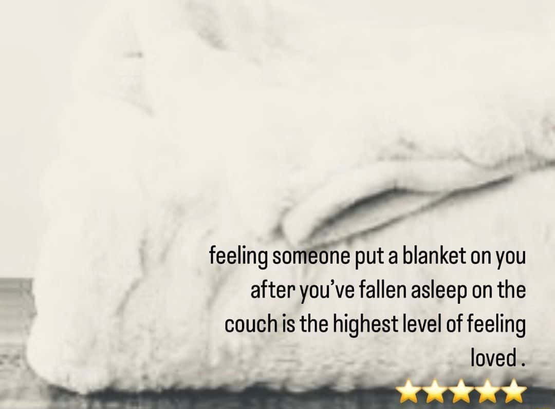Couch nap meme feeling loved under warm blanket
