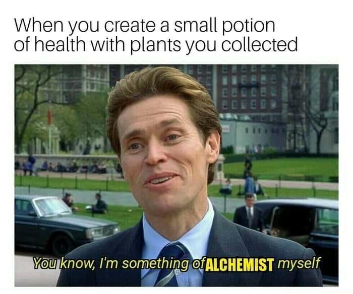 I'm something of a scientist myself meme make health potion as alchemist I'm something of a scientist myself meme make health potion as alchemist