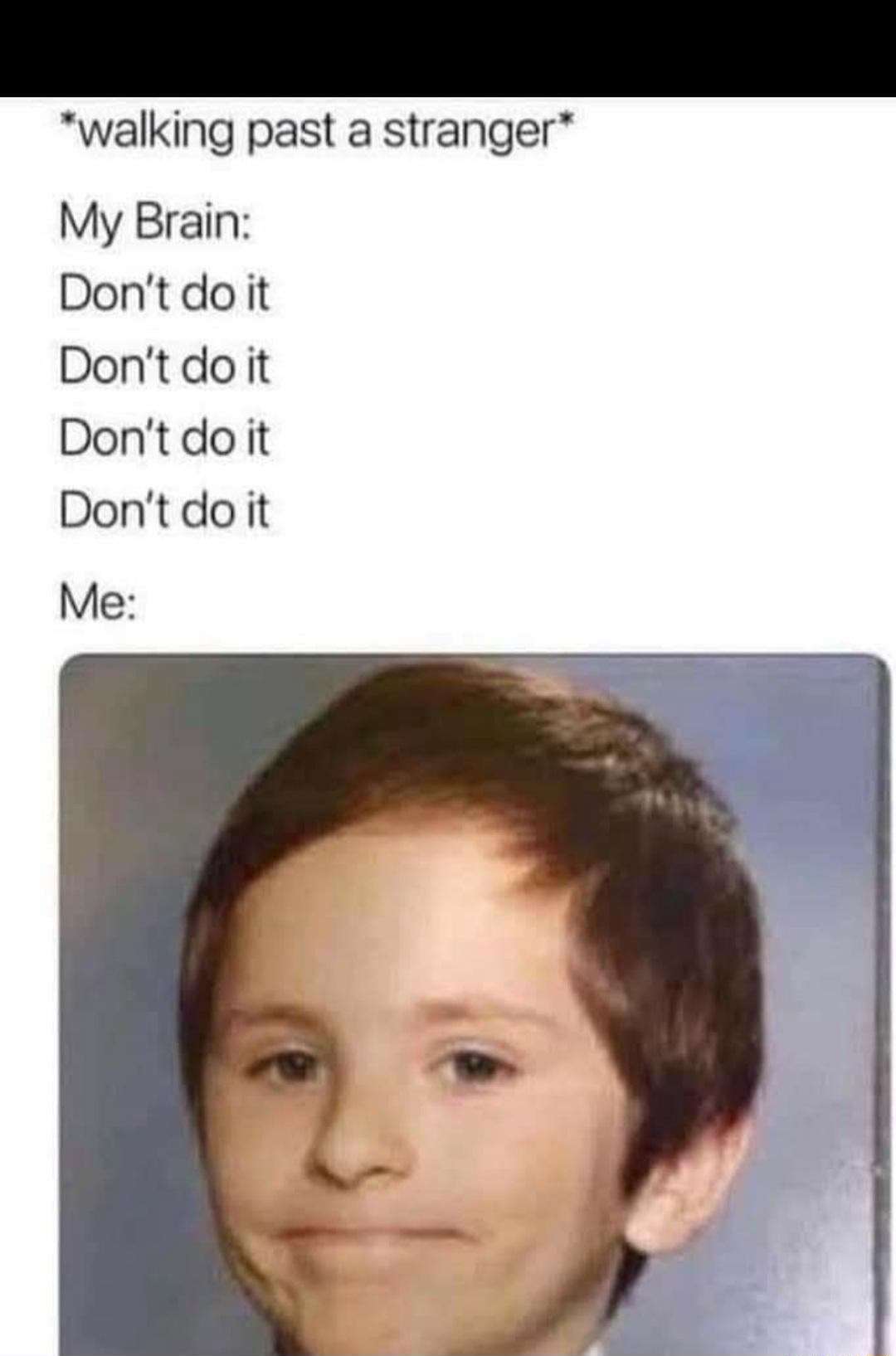 Awkward white people smile meme awkwardly smile at stranger