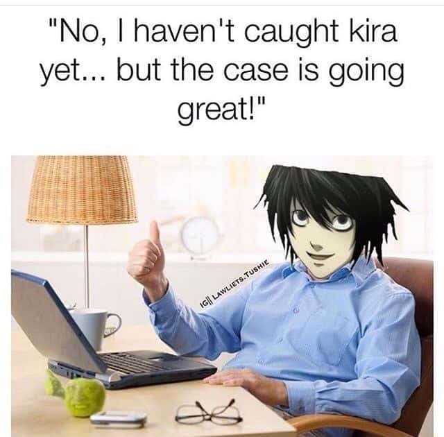 Harold thumbs up meme lies about Kira case Harold thumbs up meme lies about Kira case