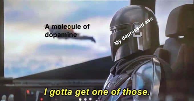 I gotta get one of those meme craving dopamine while depressed