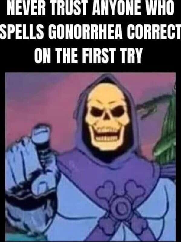 Smug grinning Skeletor meme shares absurd red flag life advice