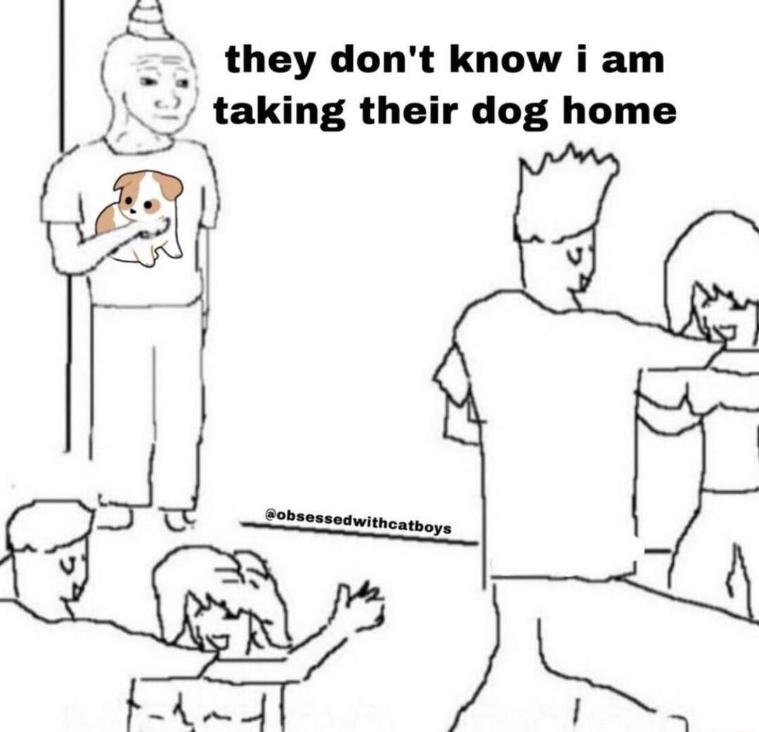 They don't know meme taking their dog home They don't know meme taking their dog home