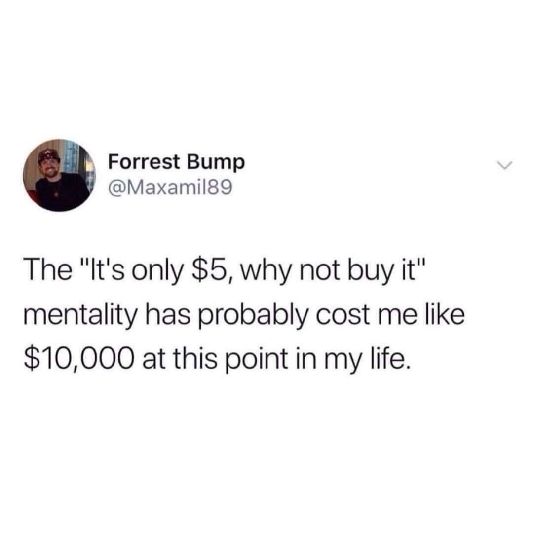 It's only $5 buy meme cost over 10000 dollars