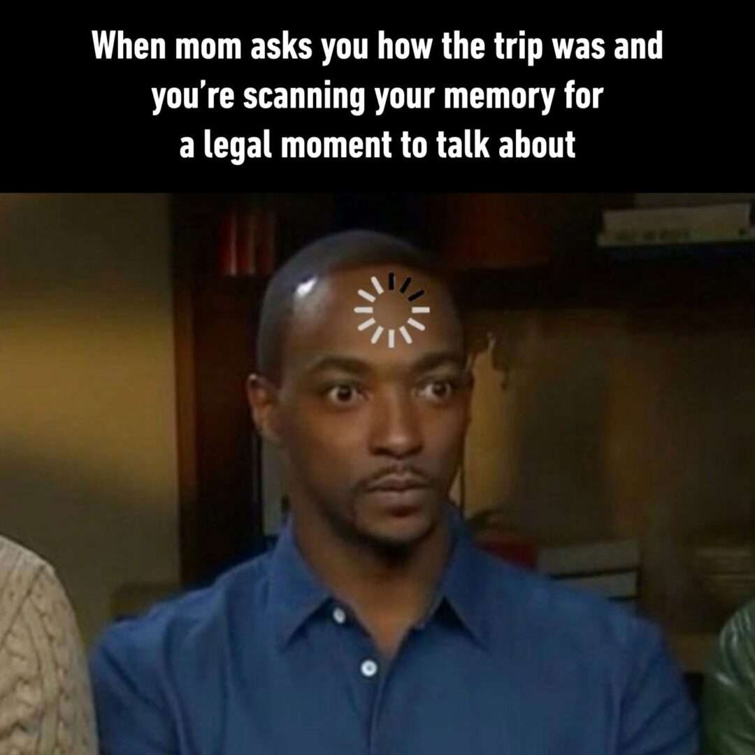 Anthony mackie meme scanning memory for legal trip moments