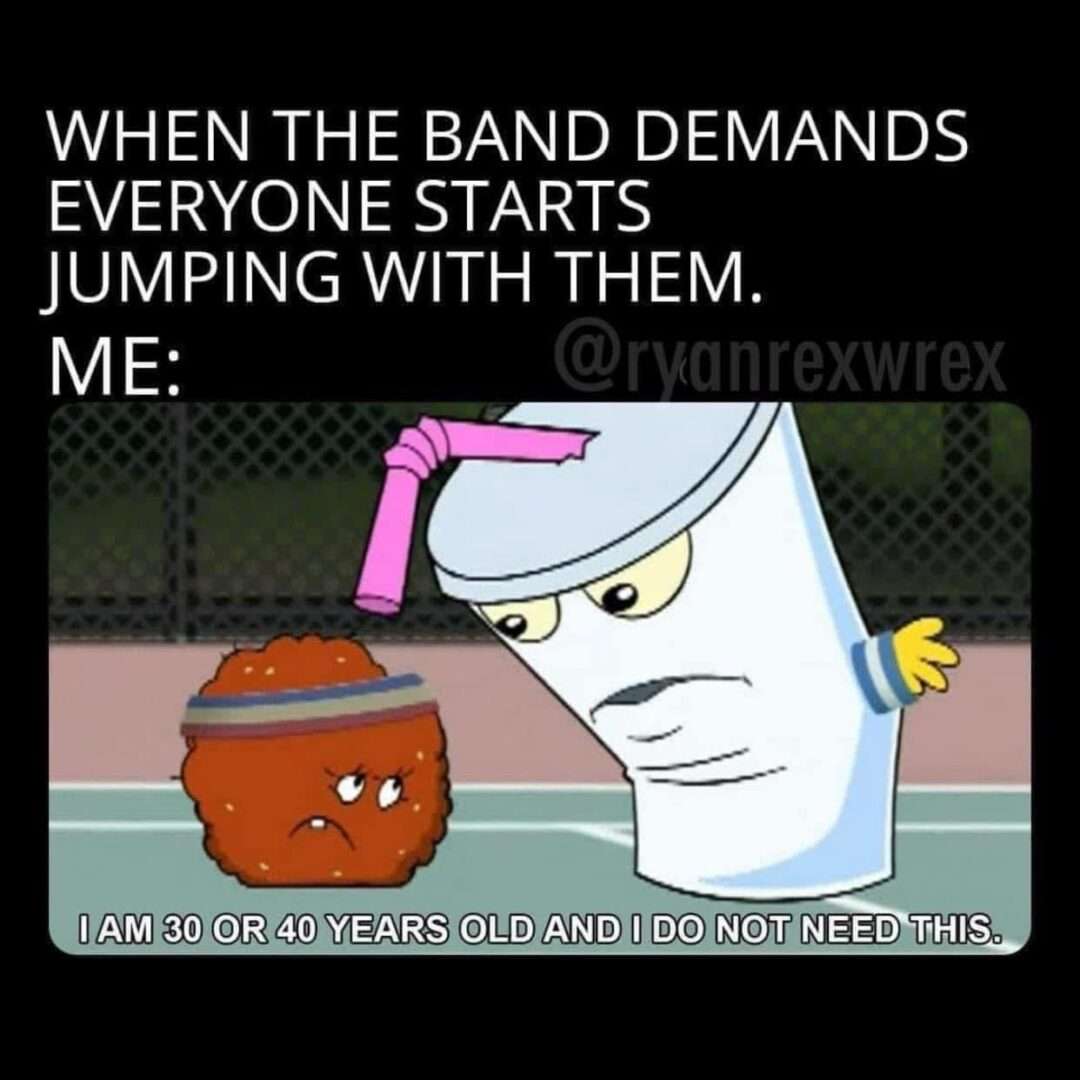 Band demands everyone jump meme refuse to join
