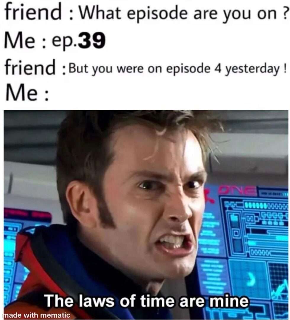 Confused math lady meme binged 35 episodes fast